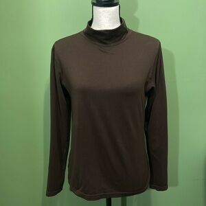 Athletic Works Brown Long Sleeve Top